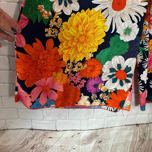 Floral Maxi Wide Leg Pants - Picture 3 of 7